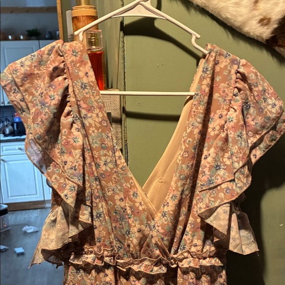 Floral Ruffle Dress - Picture 3 of 3